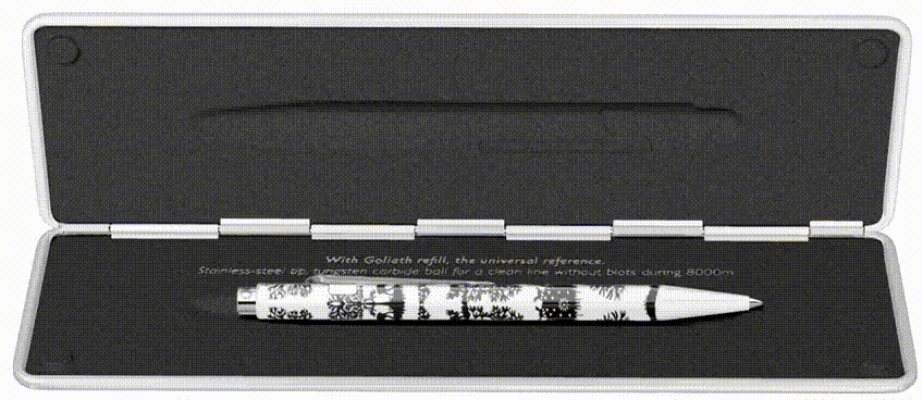 Kemični svinčnik Caran d'Ache 849 Papercut + etui